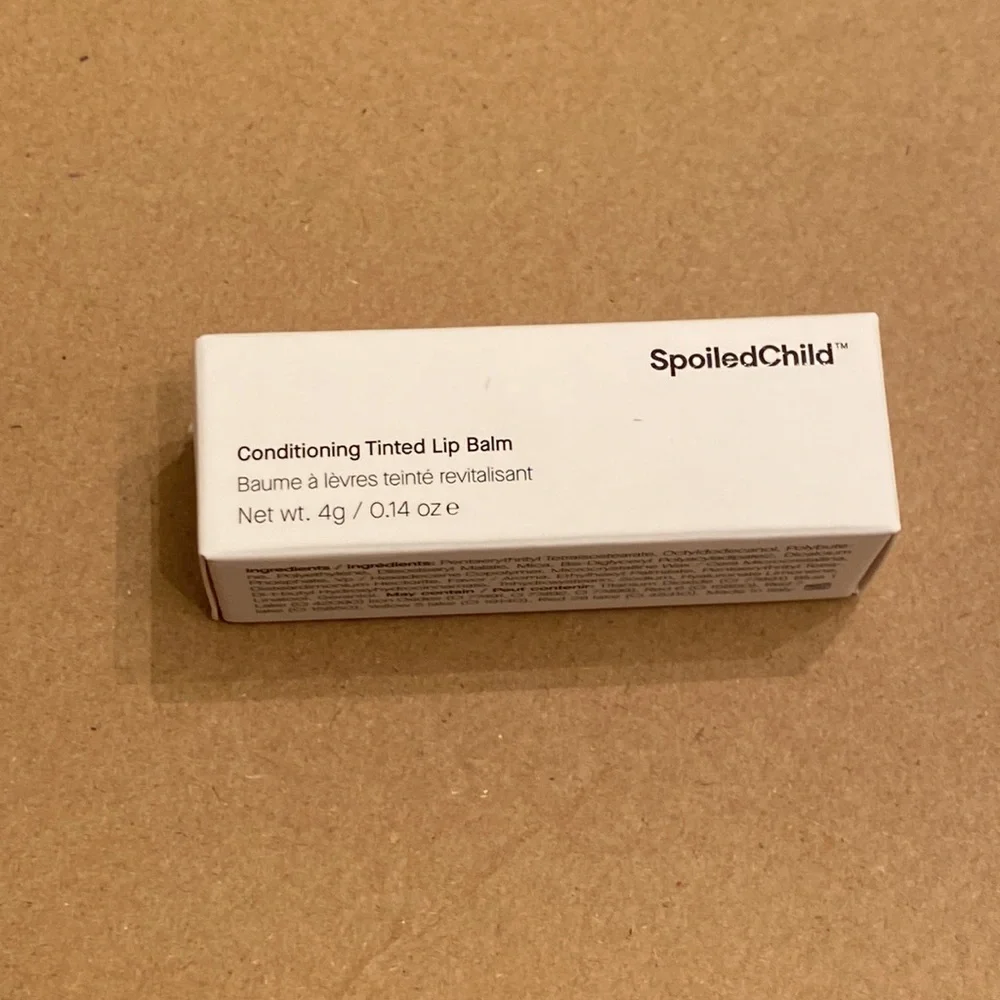 SPOILED CHILD TINTED CONDITIONING LIP BALM - NEW IN BOX
